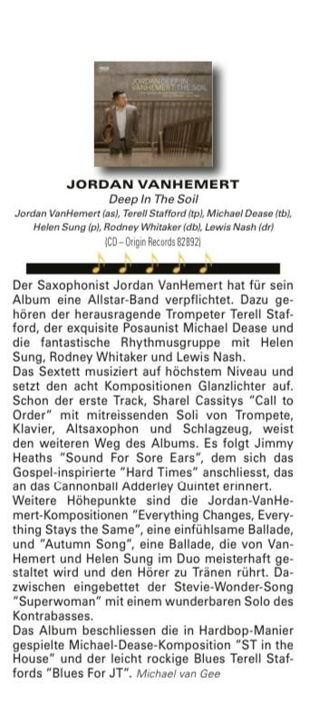 VanHemert Magazine Clipping