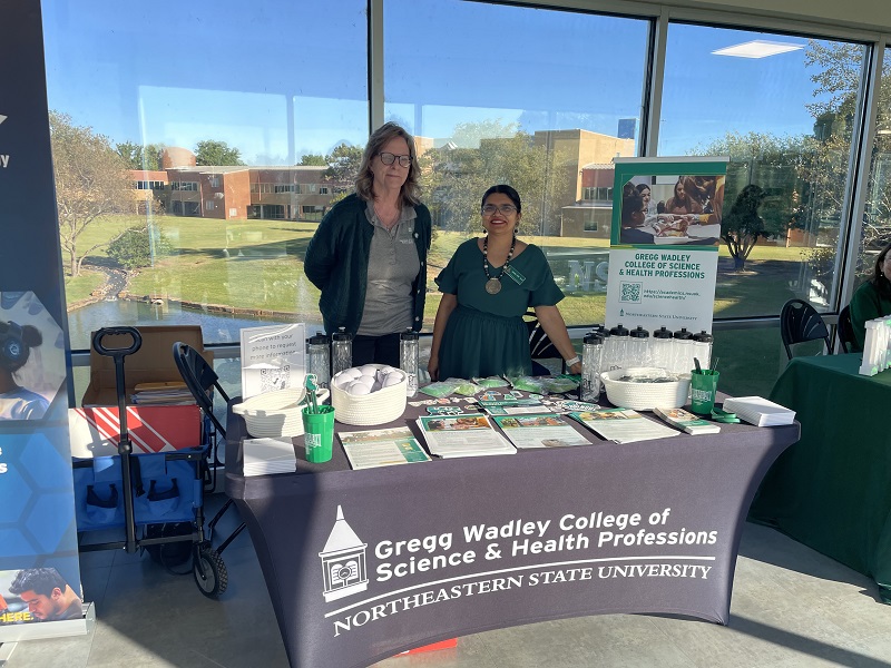 Dr. Janaki Iyer and Dr. Dianne Kirk at NSU Transfer Tuesday at TCC.
