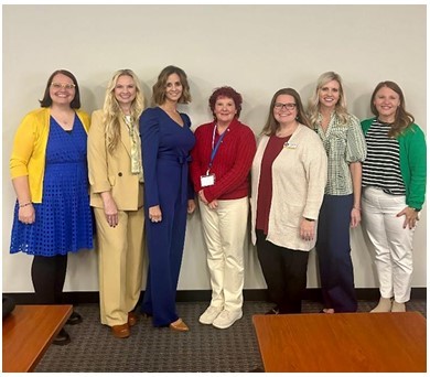 Dr. Kimberly Phillips, Dr. Jodi Legnon, Dr. Samantha Evans, and Dr. Brandy McCombs speaking at the OACTE Conference