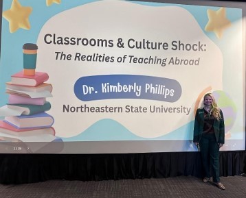 Dr. Phillips presenting at the OACTE Conference