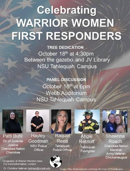 Celebrating Warrior Women event poster