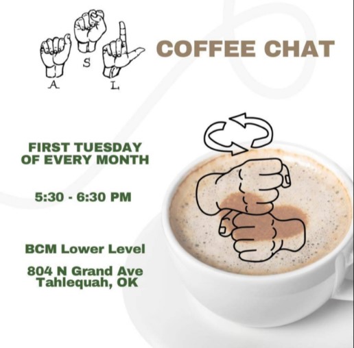 Coffee Chat event poster