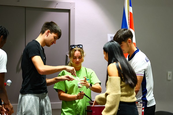 Students at World Fair