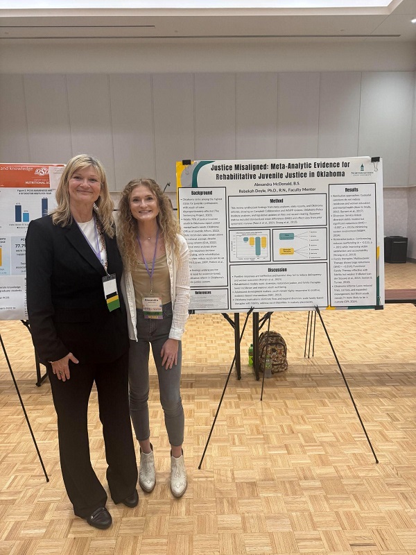 Dr. Doyle and McDonald at the OPHA conference presentation