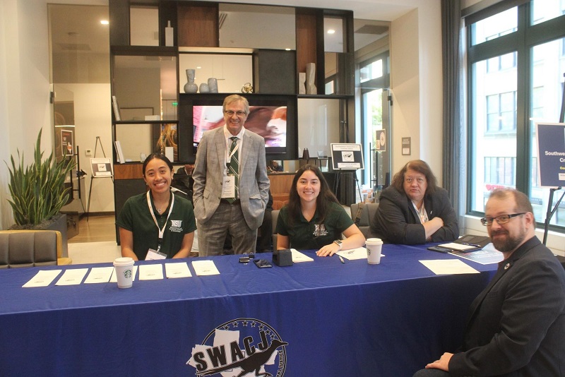 Dr. Fitzgerald and NSU Criminal Justice students at the conference.