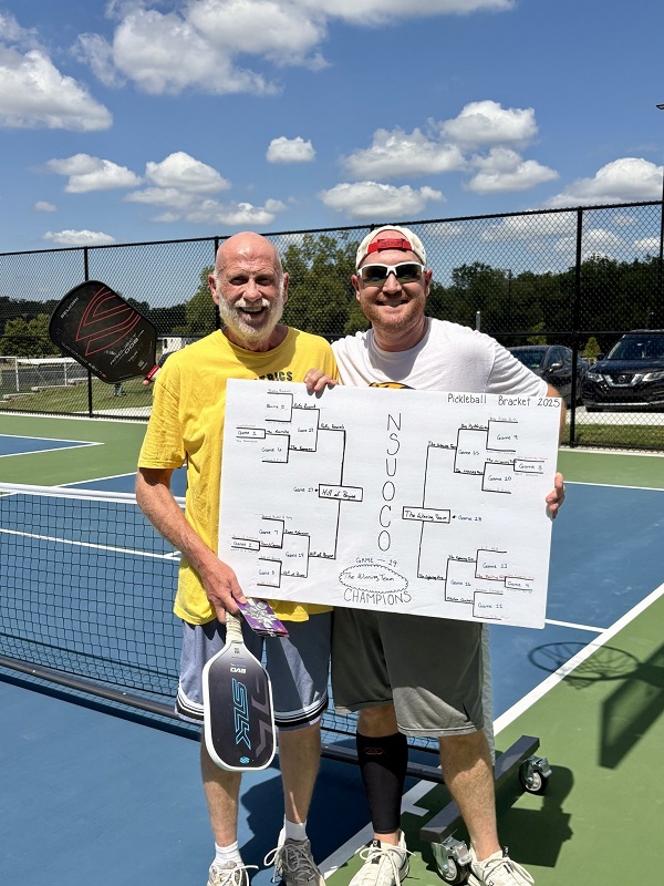 Pickleball tourney winner, Drs. Joseph Shetler & Nate Lighthizer