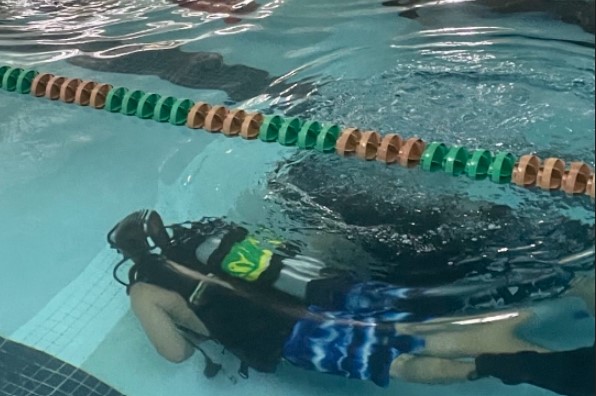 Student SCUBA Diving during course