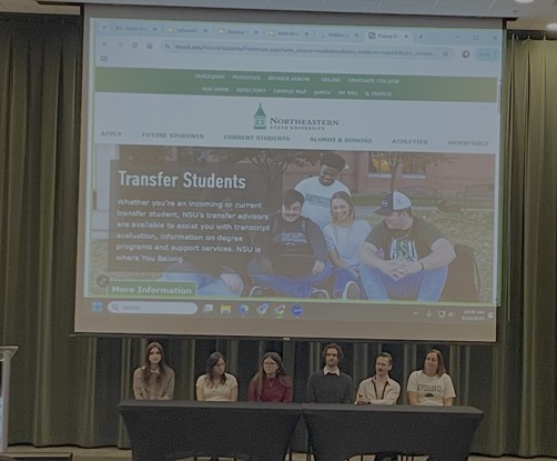 Student presenters from Friday Sep 12th seminar. From left to right- Undergraduate research students Lydia Neff from Dr. Kim’s lab, Ashley Viso and Brandi Woods from Dr. Green’s lab, Matthew Girard from Dr. Das-Bradoo’s lab, Shane Holmes from Dr. Iyer’s lab and Breane Wilson from Dr. Wijayasekara’s lab. Student presenters from Friday Sep 12th seminar. From left to right- Undergraduate research students Lydia Neff from Dr. Kim’s lab, Ashley Viso and Brandi Woods from Dr. Green’s lab, Matthew Girard from Dr. Das-Bradoo’s lab, Shane Holmes from Dr. Iyer’s lab and Breane Wilson from Dr. Wijayasekara’s lab.