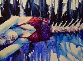 Watercolor painting by Lance Hunter Watercolor painting by Lance Hunter