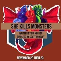 She kills monsters poster She kills monsters poster
